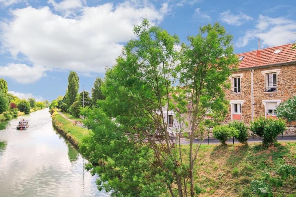*Au Bord Du Canal*Entre Paris Et Disneyland Chelles  Dış mekan fotoğraf